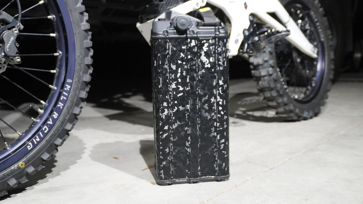 E-Bike ShadowSlate Black Camouflage Wrap