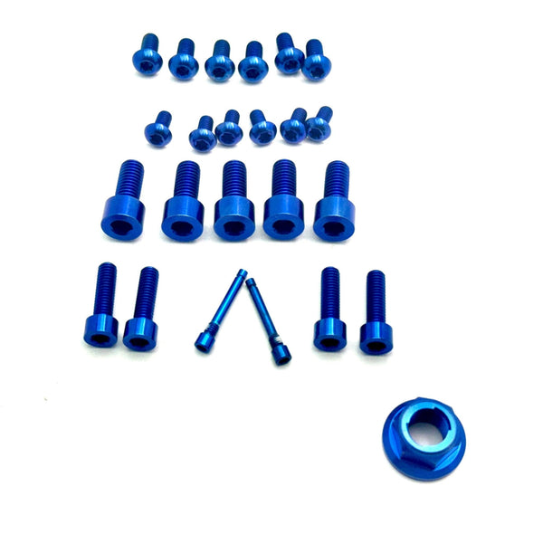Titanium Front and Rear Wheel Bolt Kit