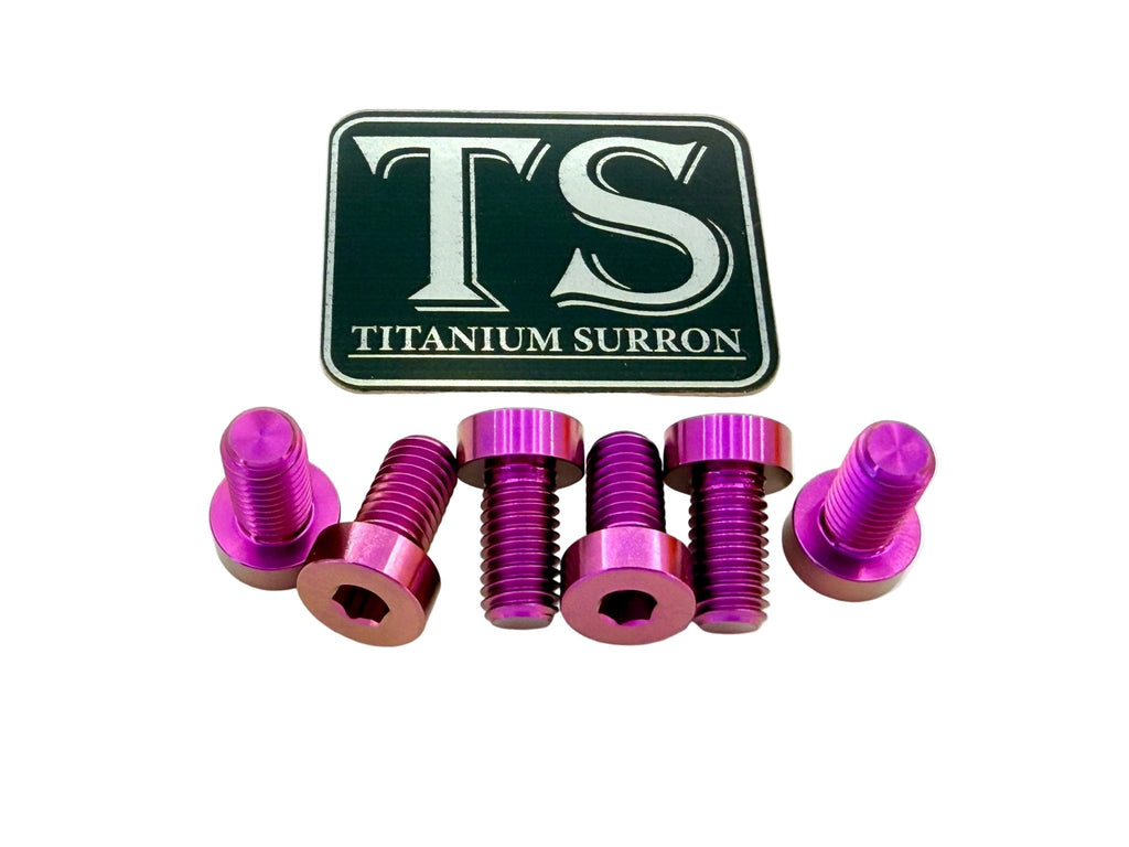 Titanium Rear Sprocket Bolts - E-Moto